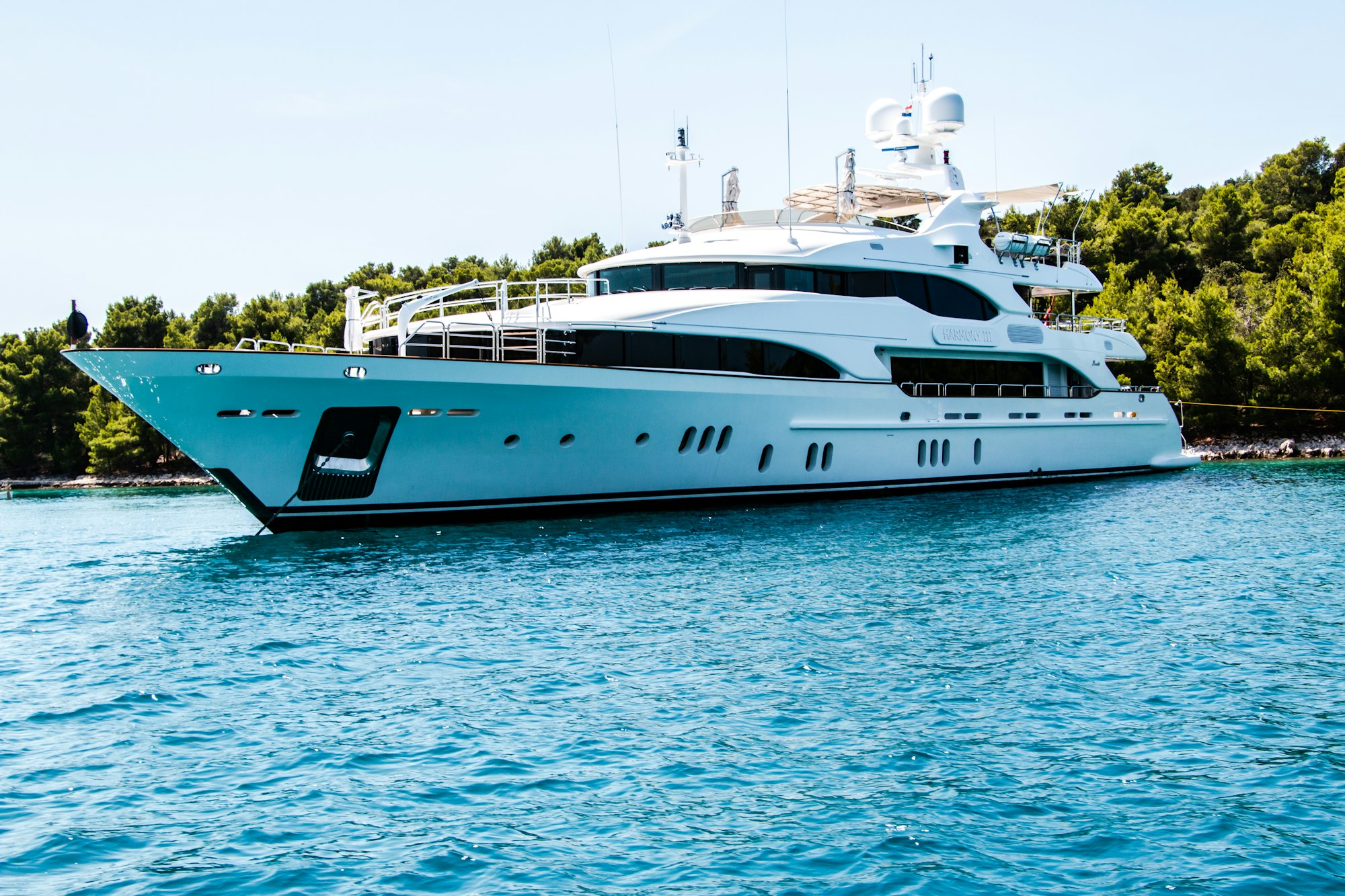 Private yacht representing pleasure craft insurance